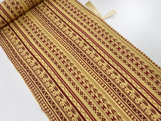 JAPANESE KIMONO / ANTIQUE BOLT FOR KIMONO / WOOL